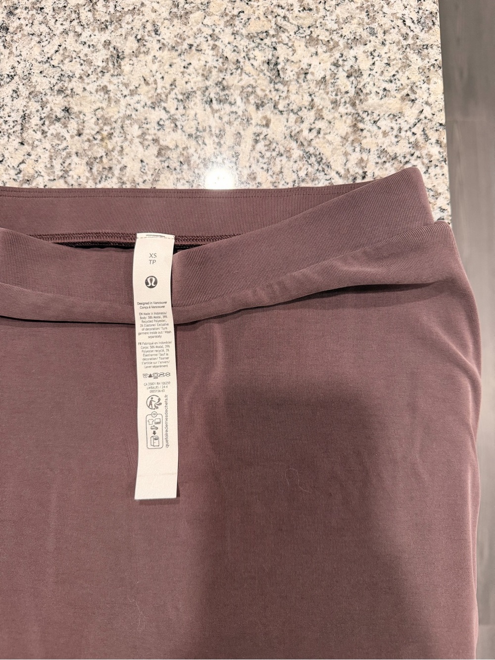 lululemon athletica Mauve Brown Skirt